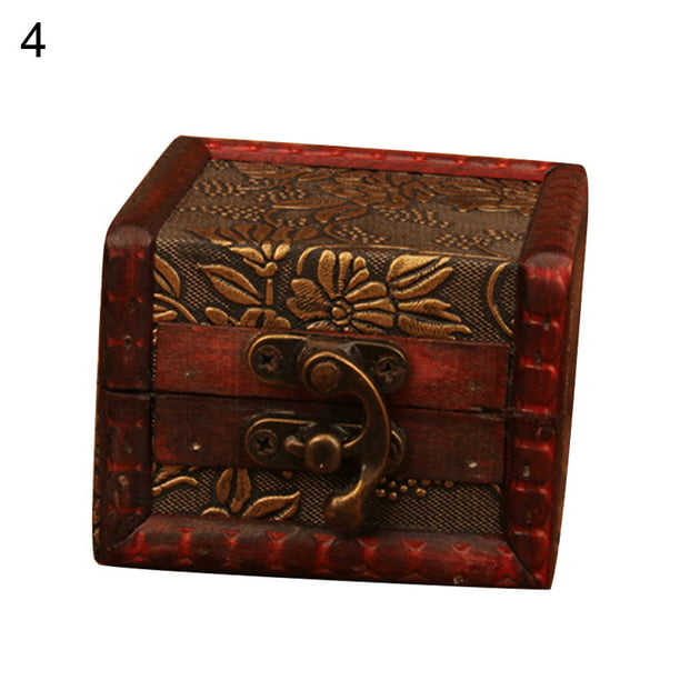 Details about   Vintage Wooden Box Jewelry Storage Necklace Ring Earrings Organizer Holder Case